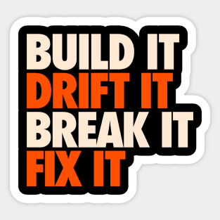 Drift Car Owners Sticker